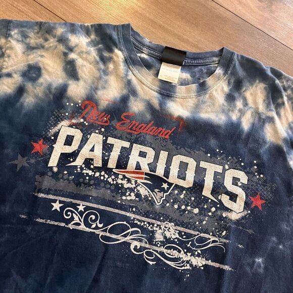 Lot of 2 NFL New England Patriots Tie Dye Graphic Tshirts Men XL Bin O-34 - Picture 6 of 8